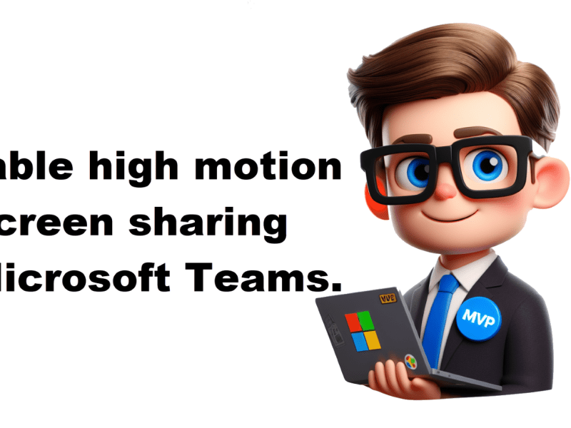 Boosting Teams screen sharing performance  