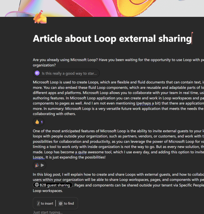 How to work with guest users using Microsoft Loop – Vesa Nopanen ...