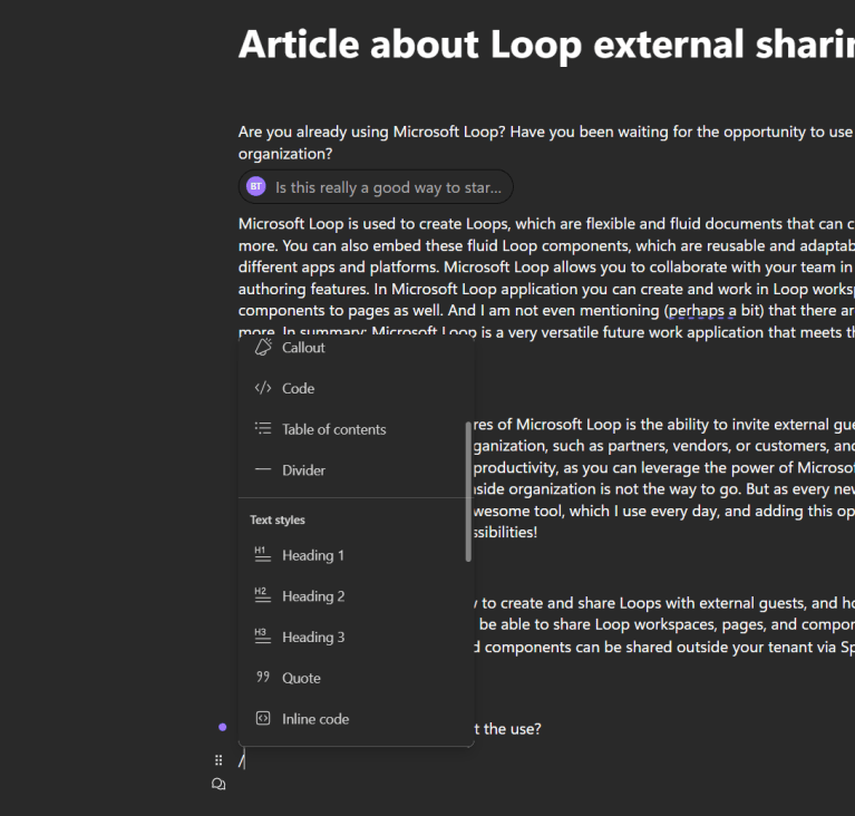 How to work with guest users using Microsoft Loop – Vesa Nopanen ...