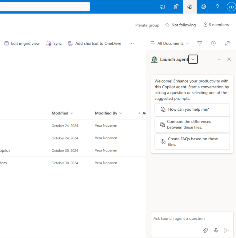 How to enable Copilot Agents in SharePoint for non-Copilot users – Vesa ...