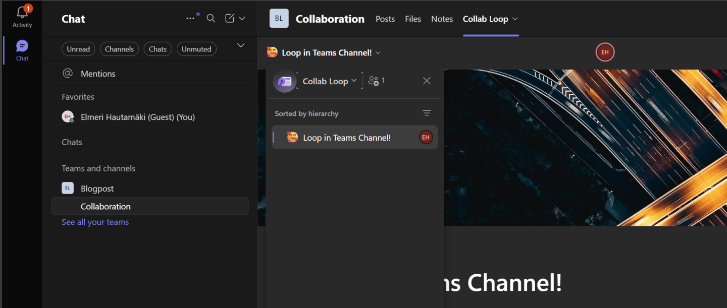 How to work with Loop Workspaces in Teams Channels – Vesa Nopanen ...