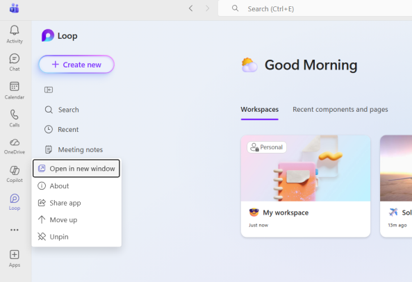 Teams ♥️ Loop app